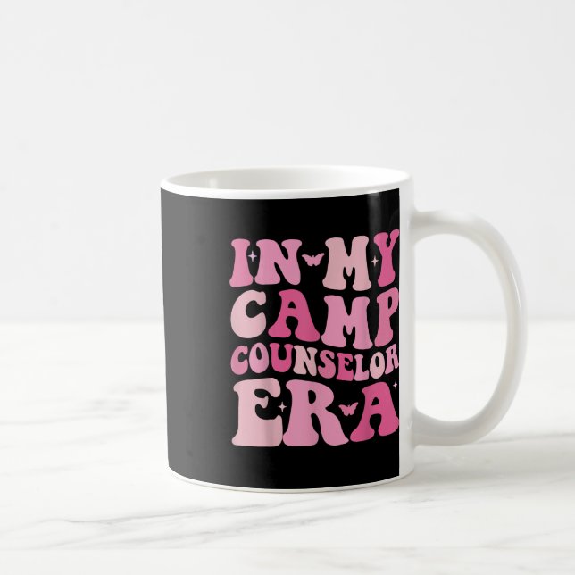 Caneca De Café Na Minha Era de Conselheiro de Acampamento Retro C (Direita)