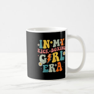 Caneca De Café Na Minha Era de Garota de Kick-boxing Groovy Retro