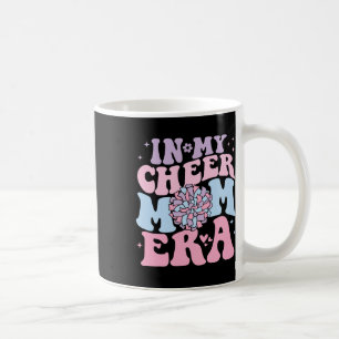 Caneca De Café Na Minha Era de Mãe de Cheer Groovy Cheerleading F