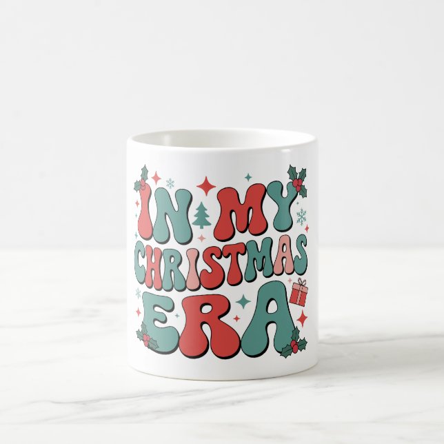 Caneca De Café Na Minha Era De Natal, Fofo De Natal (Centro)