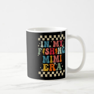 Caneca De Café Na Minha Era de Pesca Mimi Retro Groovy Pesca Dive