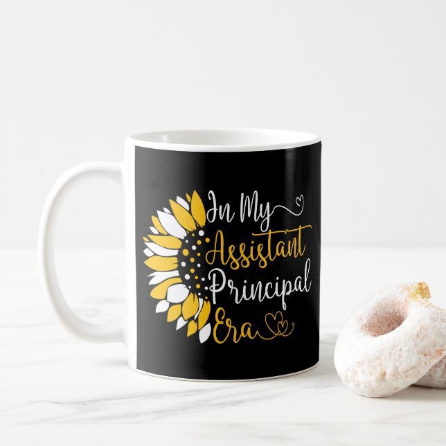 Caneca De Café Na Minha Era de Subdiretor Professor Escolar Engra (Com Donut)