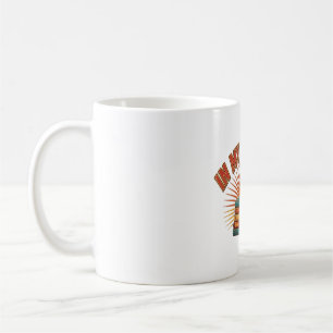 Caneca De Café Na Minha Era do Livro Divertido Retro