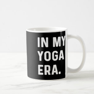 Caneca De Café Na Minha Era do Yoga - Treino de Academia Fitness