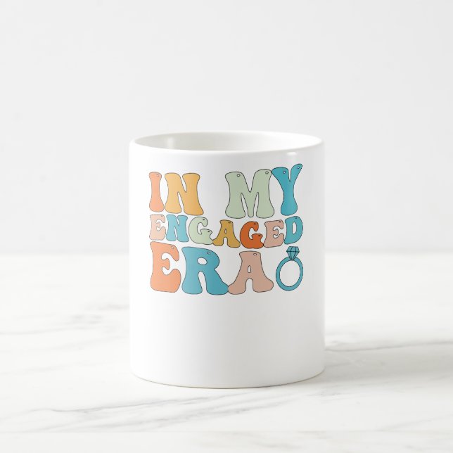 Caneca De Café Na Minha Era Engajada Groovy Retro (Centro)