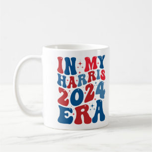 Caneca De Café Na Minha Era Harris 2024 Groovy Kamala Harris EUA 
