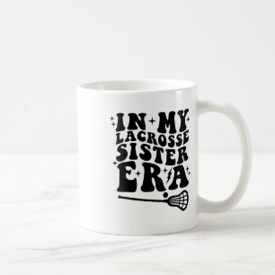 Caneca De Café Na Minha Irmã Lacrosse Era Groovy Retro Sports Lac