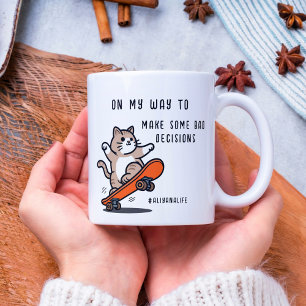 CANECA DE CAFÉ NA MINHA MANHÃ, FAÇO COM QUE ALGUMAS MÁ DECISÃO FU