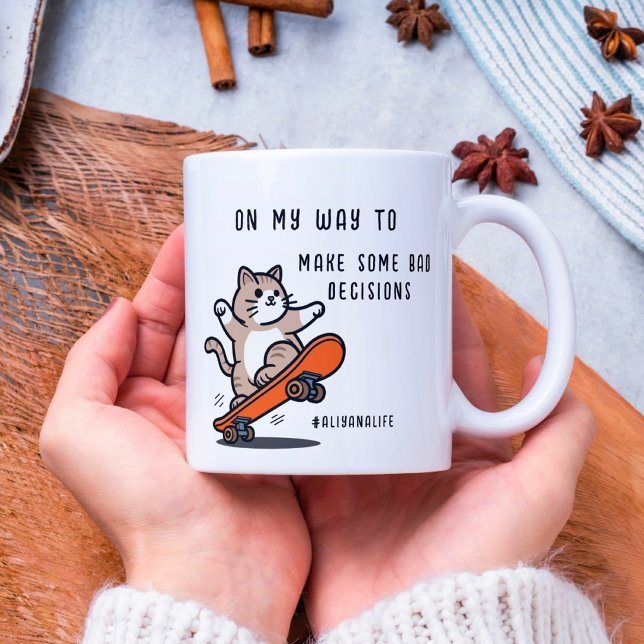 CANECA DE CAFÉ NA MINHA MANHÃ, FAÇO COM QUE ALGUMAS MÁ DECISÃO FU (Criador carregado)