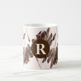 Caneca De Café Na moda Castanho-Castanho,  Personalizado, Monogra