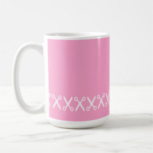 Caneca De Café Na moda cortando tesoura de hairdresser Tailor