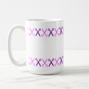 Caneca De Café Na moda cortando tesoura de hairdresser Tailor