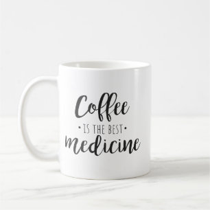 Caneca De Café Na moda moderno minimalista preto branco clássico