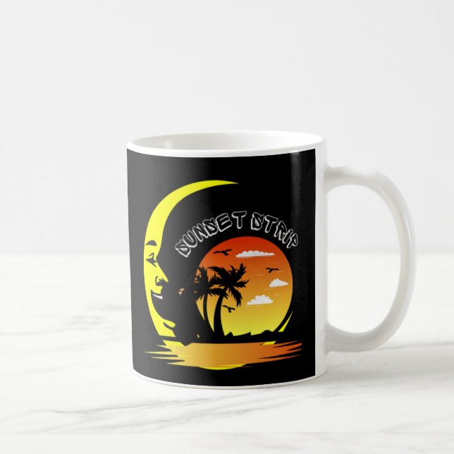 Caneca De Café Na moda Moon Sunset Strip (Direita)