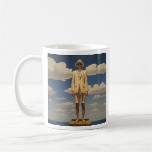 Caneca De Café Na moda Retro Beachwear - Moda de Verão em greve
