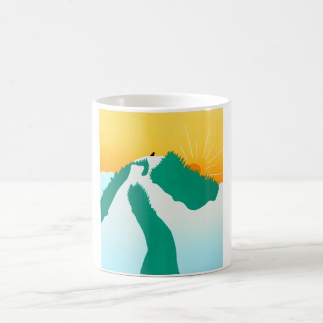 Caneca De Café Na montanha-stephen Huneck (Centro)