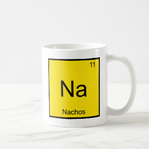 Caneca De Café Na - Nachos Camiseta engraçada símbolo de elemento