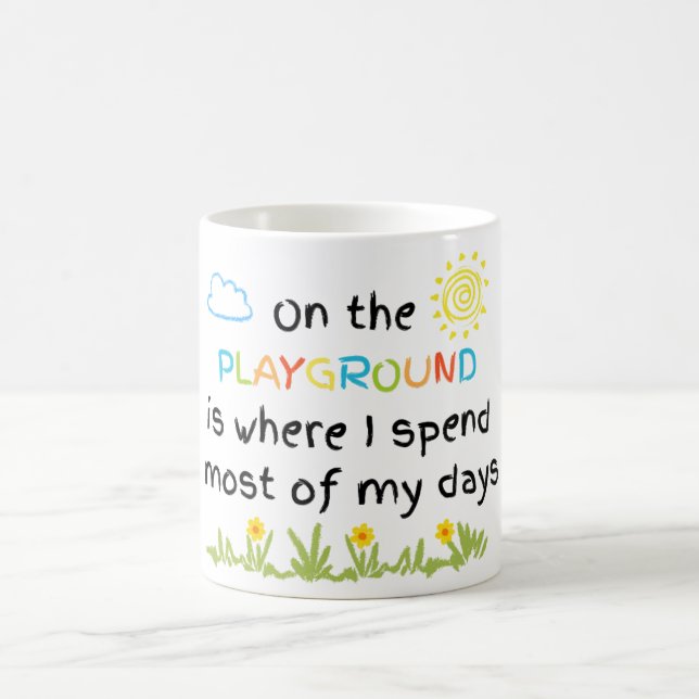 Caneca De Café Na Playground Coffee Mug (Centro)