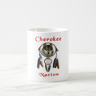 Caneca De Café Nação Indiana Cherokee