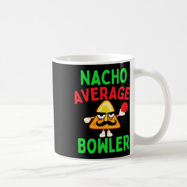 Caneca De Café Nacho Average Bowler Cinco De Mayo Boliche Mexican (Direita)