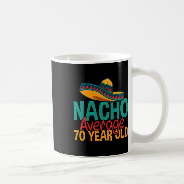 Caneca De Café Nacho Média 70 Anos Cinco De Mayo 70 Birth (Direita)
