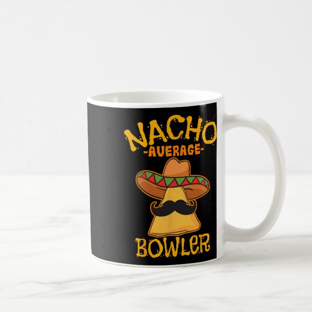 Caneca De Café Nacho Média Bowler Boliche Mexicana Cinco De Mayo (Direita)