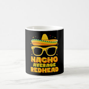 Caneca De Café Nacho Média Cabelo Vermelho Mexicano Cinco De Mayo