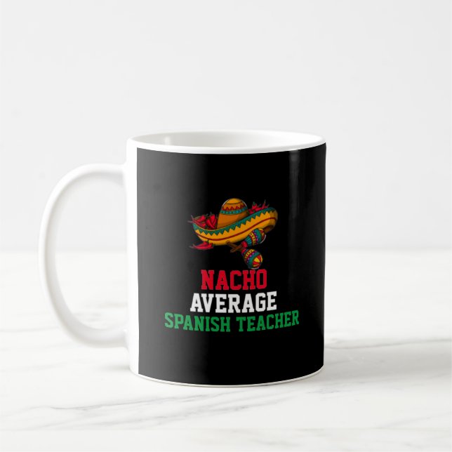 Caneca De Café Nacho Média de Professores Espanhóis Mug (Esquerda)