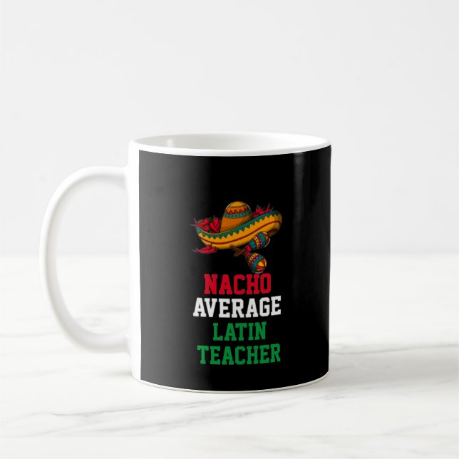 Caneca De Café Nacho Média Latim Professor Mug (Esquerda)