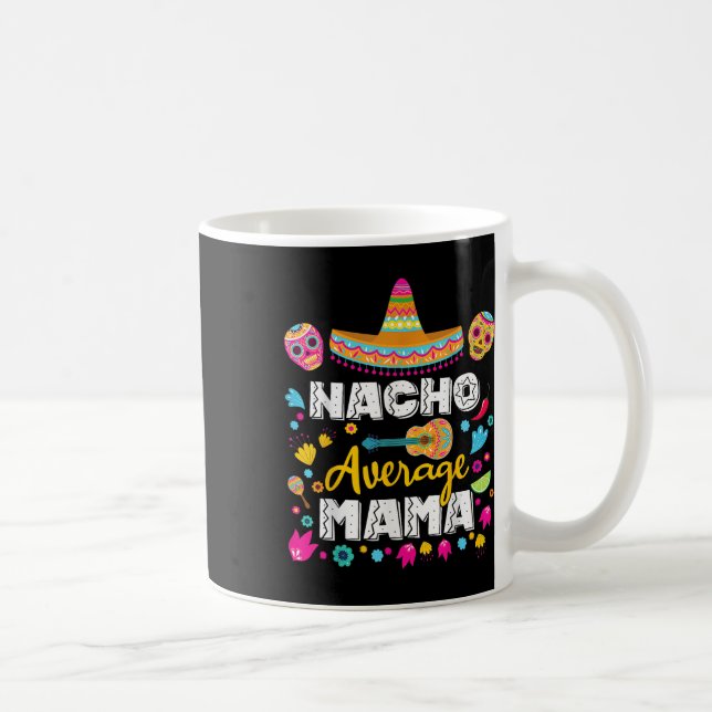 Caneca De Café Nacho Média Mama Cinco De Mayo Correspondente Mexi (Direita)