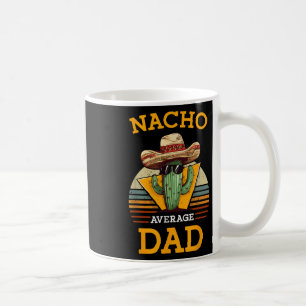 Caneca De Café Nacho Média Pai Engraçado Pai Piada Cinco Vintage