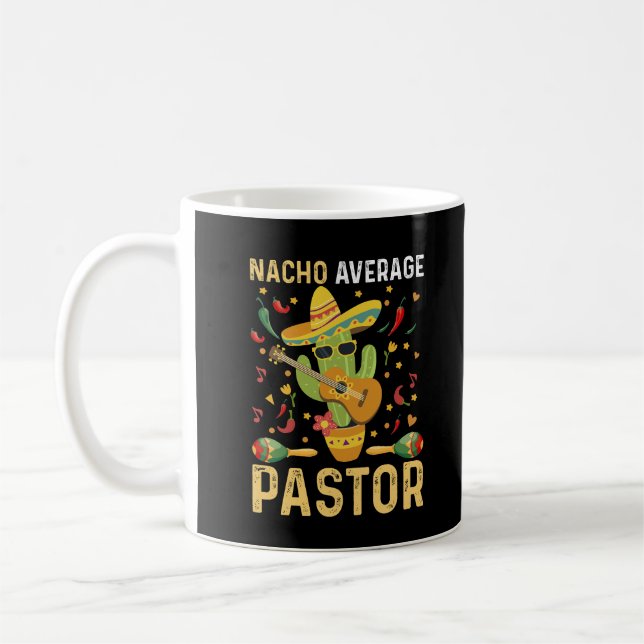 Caneca De Café Nacho Média Pastor Religioso Líder Religioso Cinco (Esquerda)