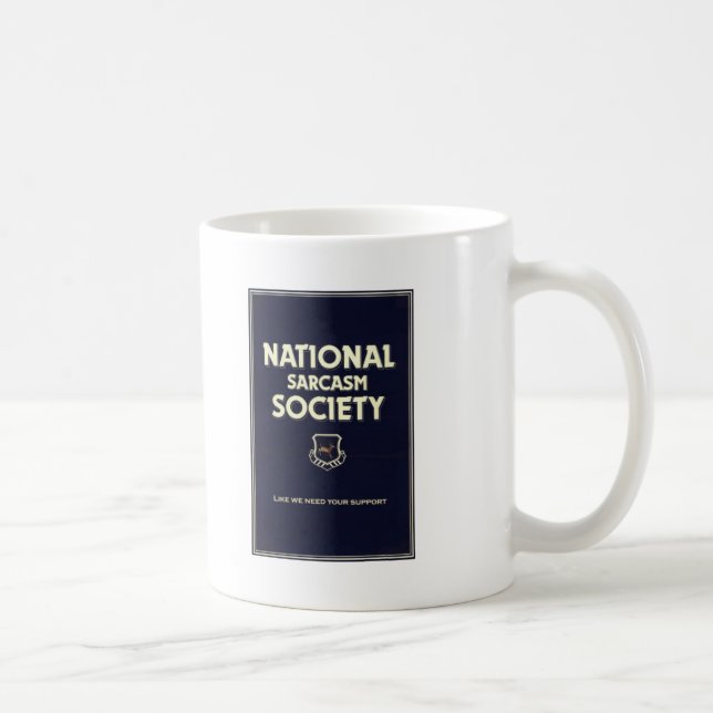 Caneca De Café Nacional-Sarcasmo-Sociedade (Direita)