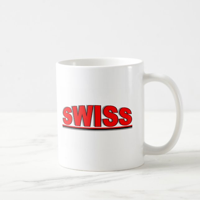 Caneca De Café Nacionalidades - "suíços " (Direita)