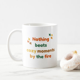 Caneca De Café Nada bate momentos confortáveis pelo incêndio do P