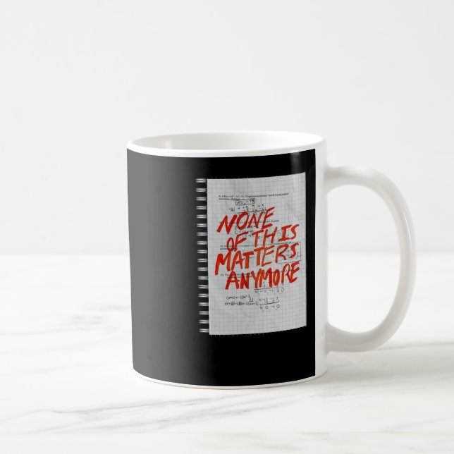 Caneca De Café Nada Disso Já É - Vinheta De Matemática (Direita)
