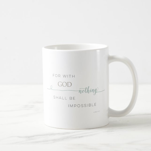 Caneca De Café Nada É Impossível (Direita)