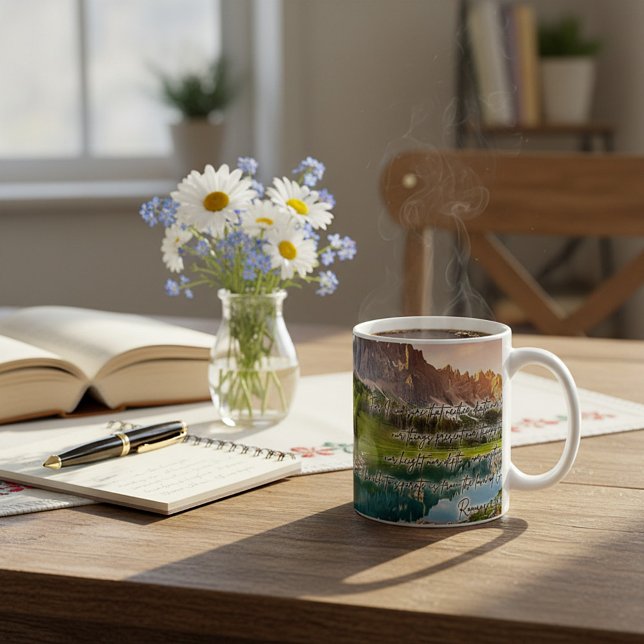 Caneca De Café Nada pode nos separar do Amor de Deus (Criador carregado)