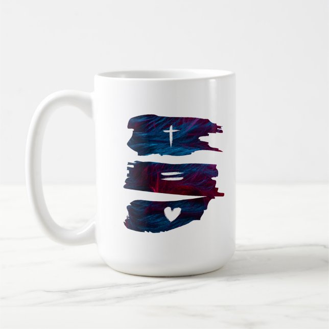 Caneca De Café Nada pode nos separar do amor de Deus - Rom (Esquerda)