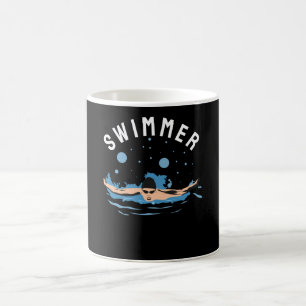 Caneca De Café Nadador - design perfeito para nadadores