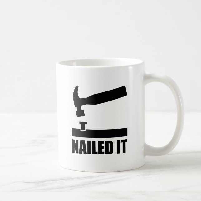Caneca De Café Nail It (Direita)
