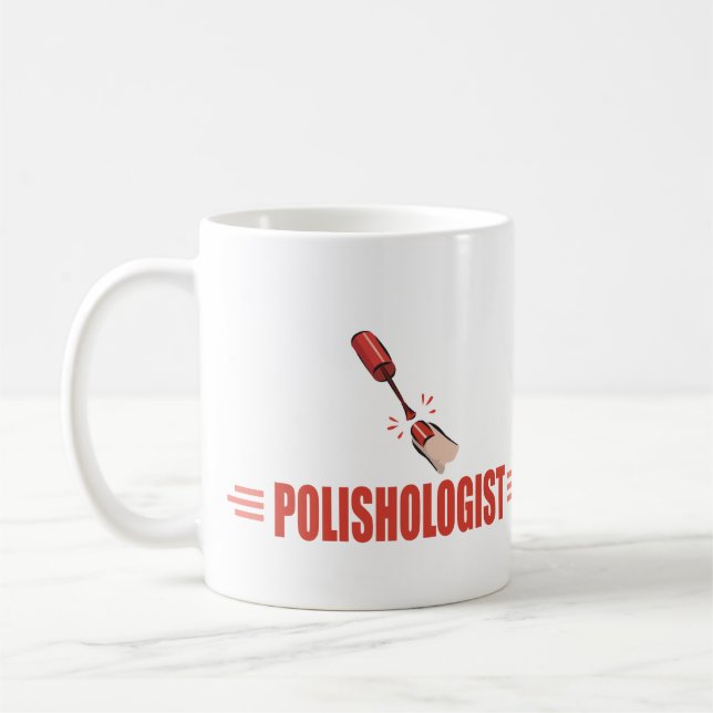 Caneca De Café Nail polonês (Esquerda)