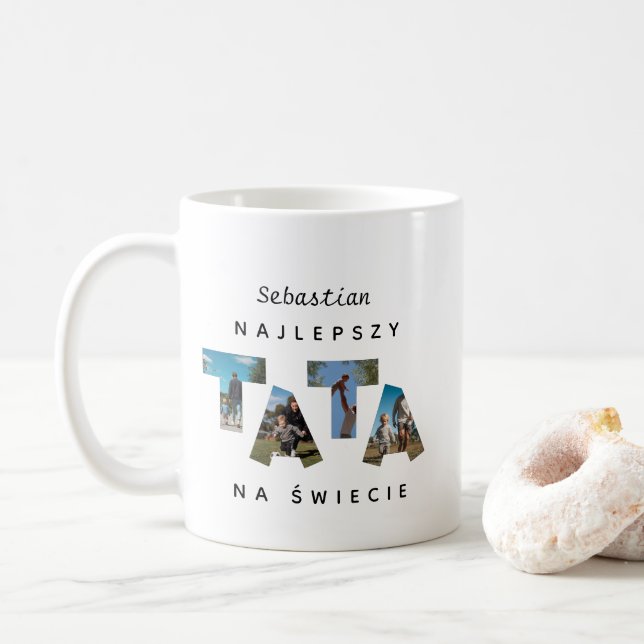 CANECA DE CAFÉ NAJLEPSZY TATA NA ŚWIECIE (Com Donut)