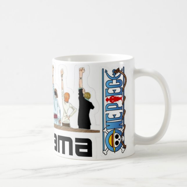 Caneca De Café 🌊🏴‍☠️"Nakama" Crew 🏴‍☠️🌊 (Direita)