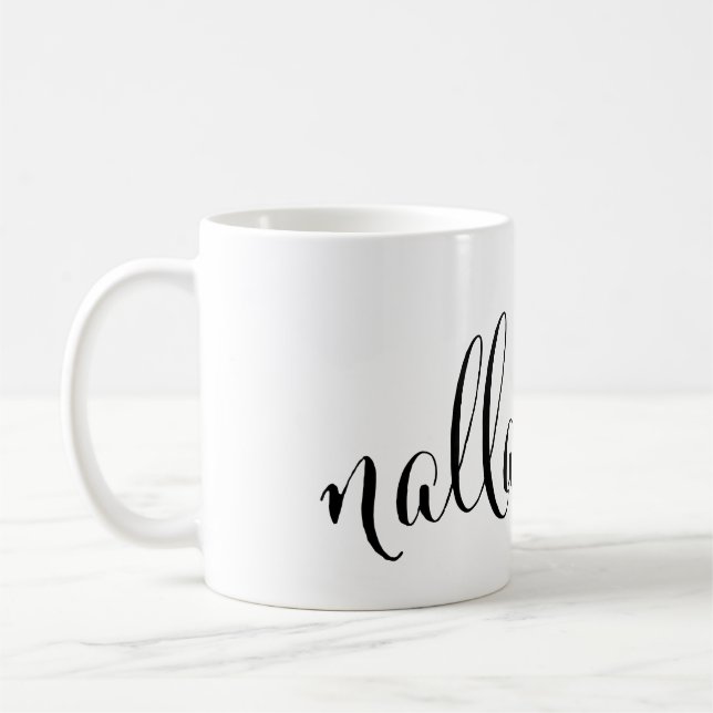 Caneca De Café Nalla kālai Bom dia Tamil Mug (Esquerda)