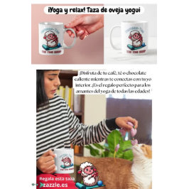 Caneca De Café Namaastee, oveja yogui