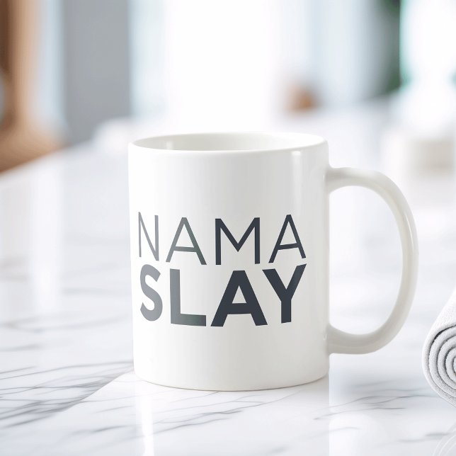 Caneca De Café Namaslay Funny Yoga (Criador carregado)