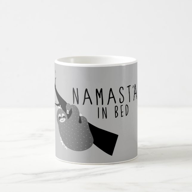 Caneca De Café namast'ay na preguiça da cama (Centro)