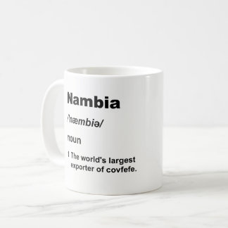 Caneca De Café Nambia e covfefe