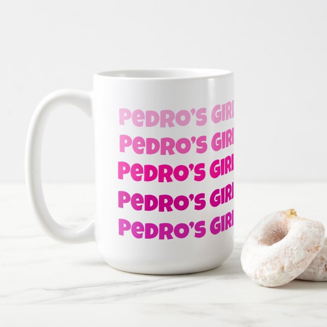 Caneca De Café Namorada de Pedro (Com Donut)